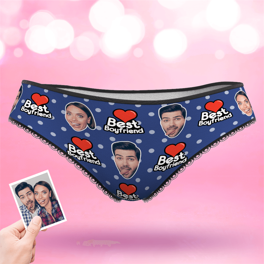 Women's Best Boyfriend Custom Face Panties - MyFaceBoxerAU