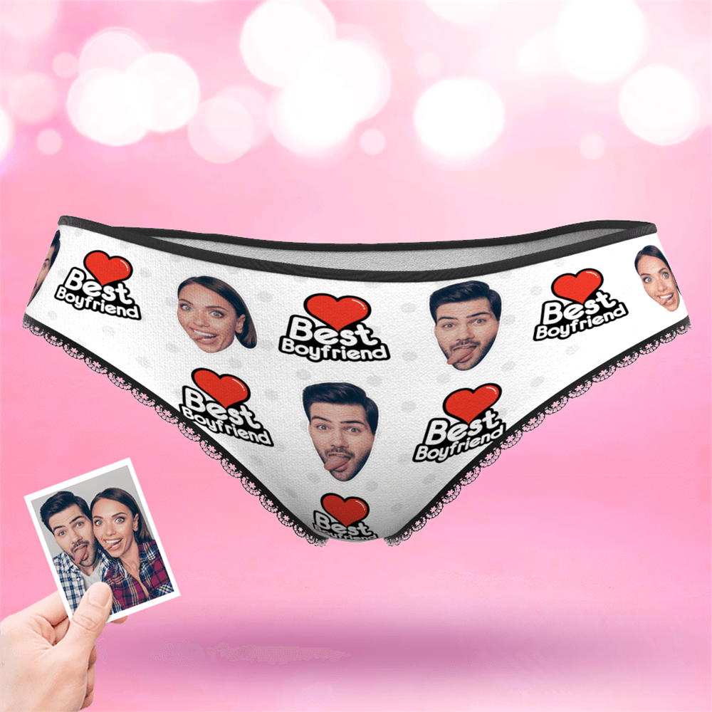 Women's Best Boyfriend Custom Face Panties - MyFaceBoxerAU