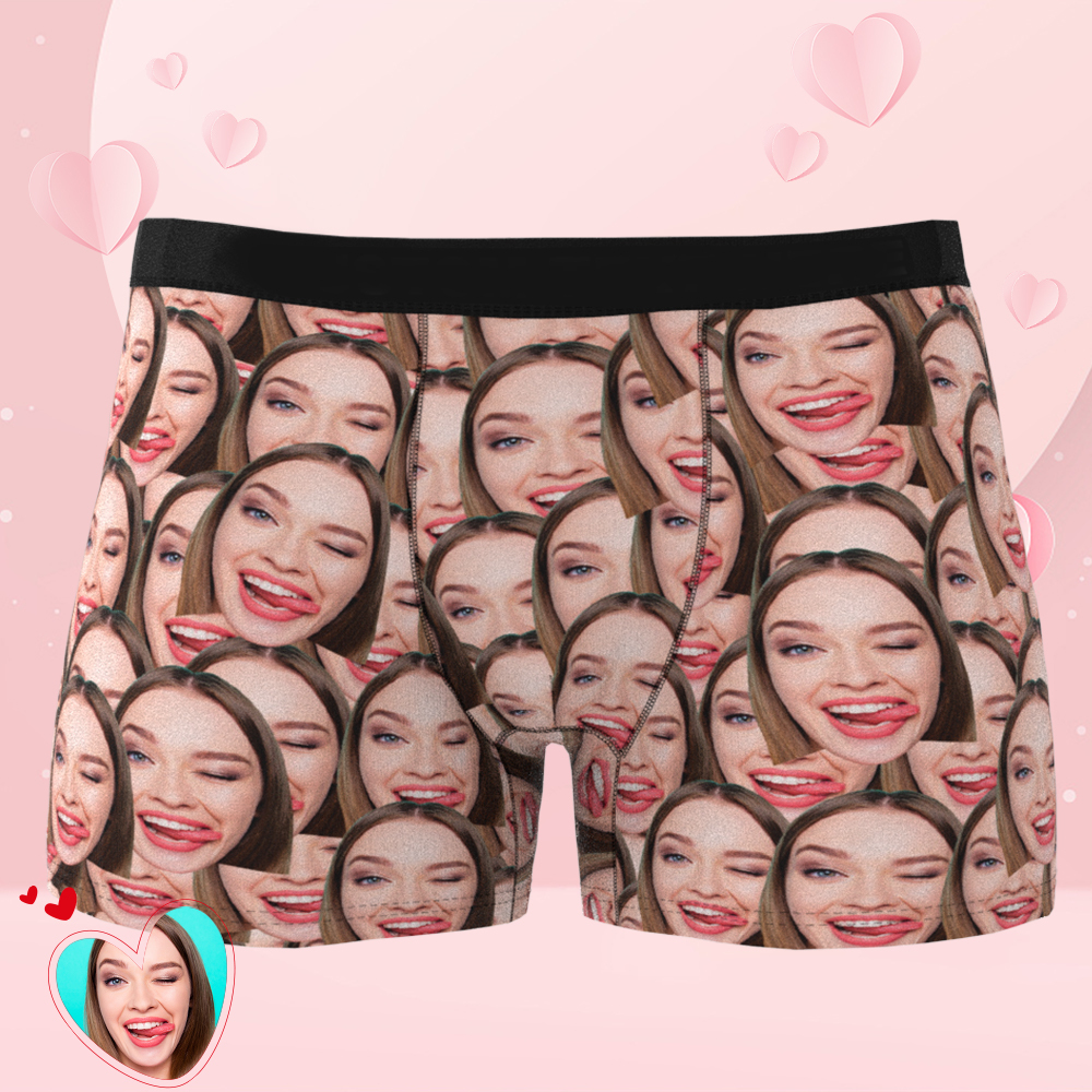 Men's Custom Face Mash Boxer Shorts - MyFaceBoxerAU