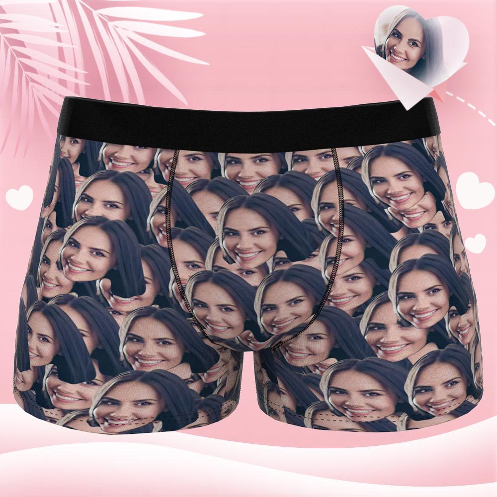 Men's Custom Face Mash Boxer Shorts - MyFaceBoxerAU