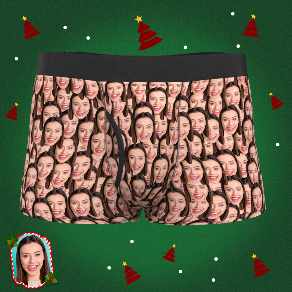 Men's Custom Face Mash Boxer Shorts - MyFaceBoxerAU