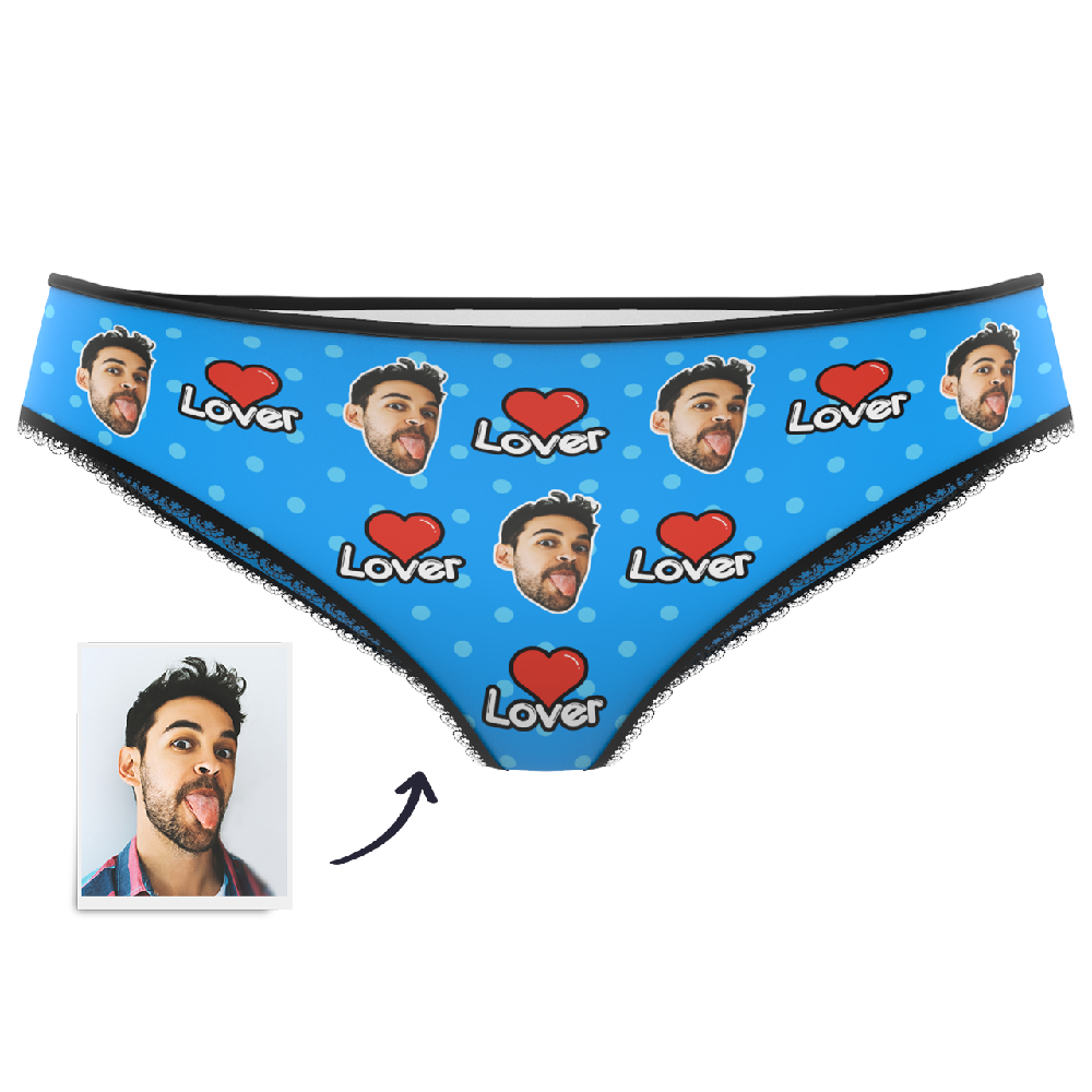 Custom Face Colorful Womens Panties-Lover - MyFaceBoxerAU