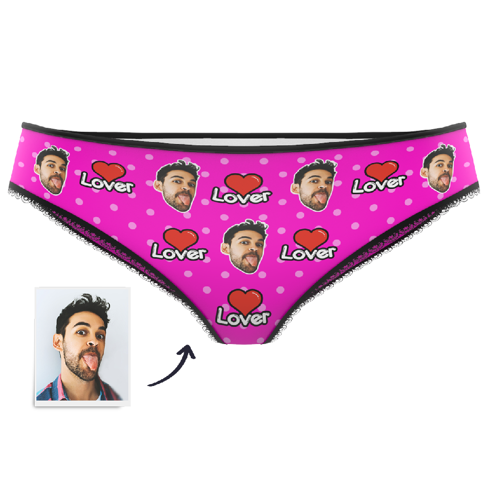 Custom Face Colorful Womens Panties-Lover - MyFaceBoxerAU
