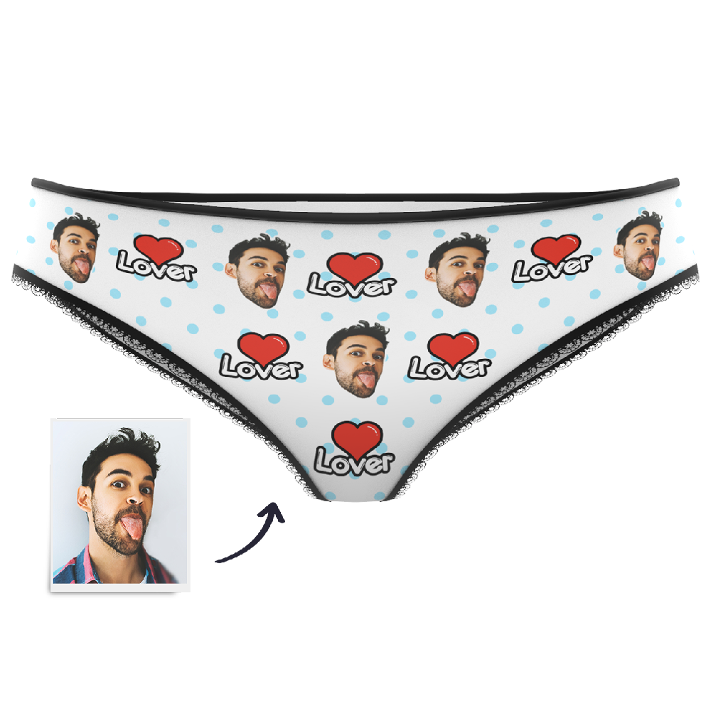 Custom Face Colorful Womens Panties-Lover - MyFaceBoxerAU