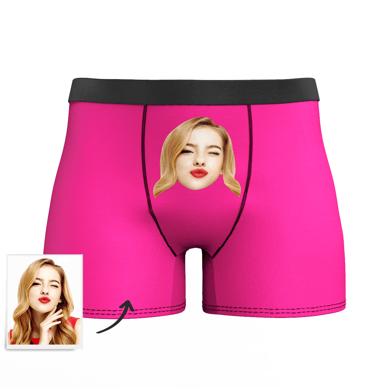 Custom Men's Face Colorful Boxer Shorts - Choose Your Style - MyFaceBoxerAU