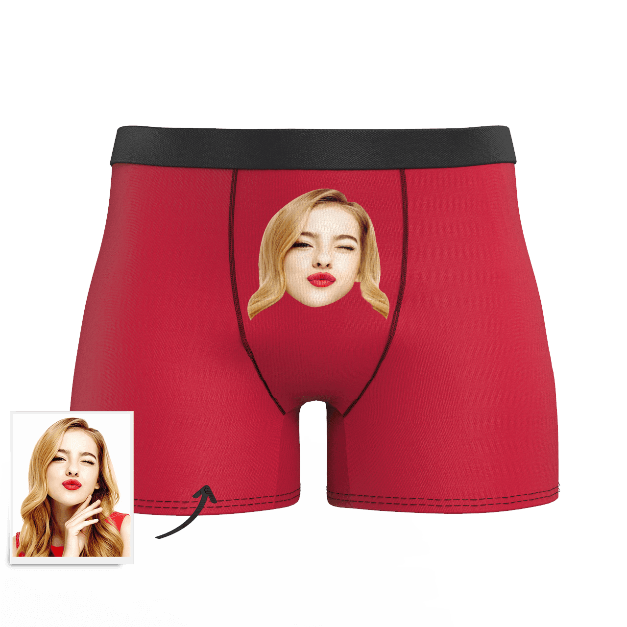 Custom Men's Face Colorful Boxer Shorts - Choose Your Style - MyFaceBoxerAU