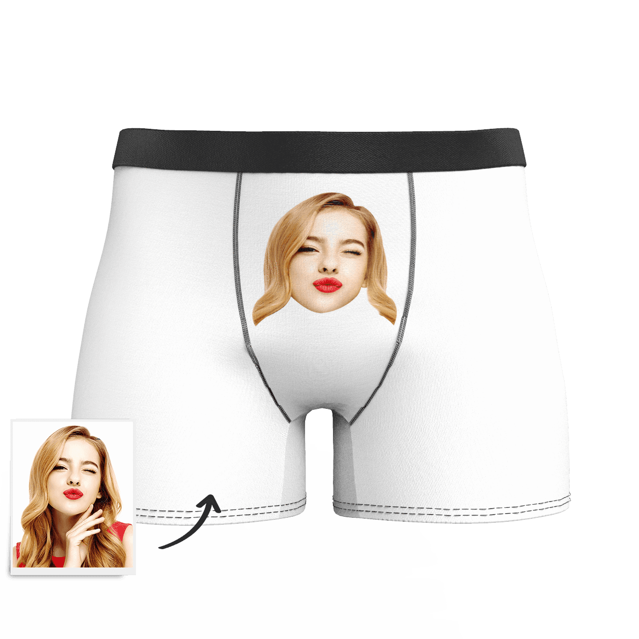 Custom Men's Face Colorful Boxer Shorts - Choose Your Style - MyFaceBoxerAU