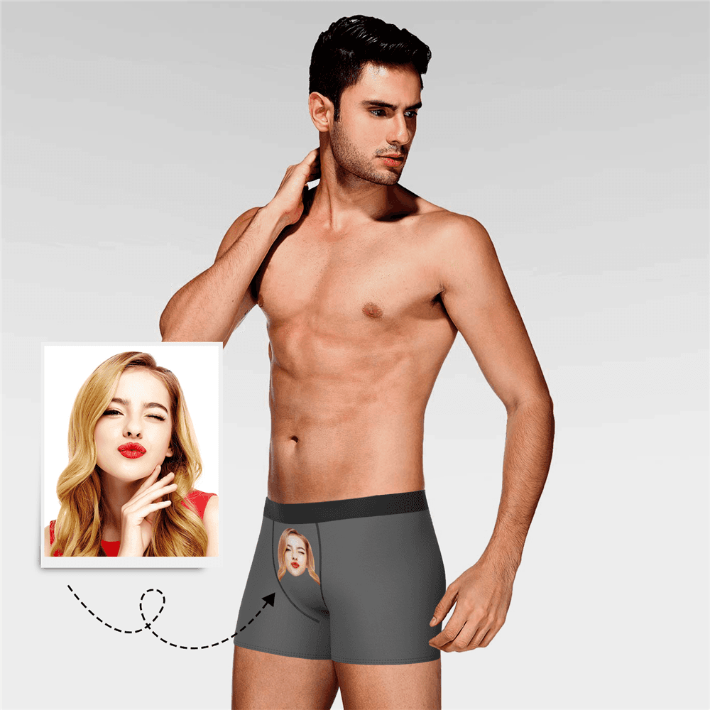 Custom Men's Face Colorful Boxer Shorts - Choose Your Style - MyFaceBoxerAU