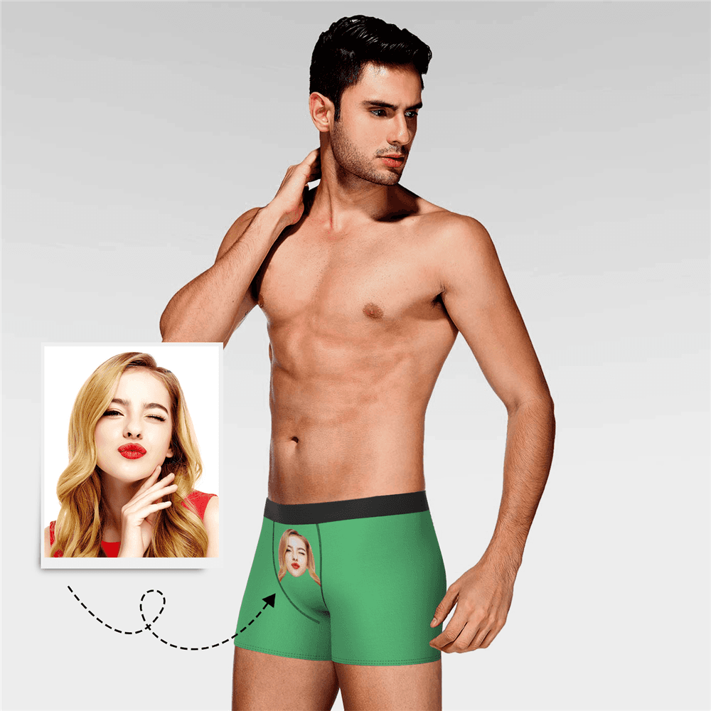 Custom Men's Face Colorful Boxer Shorts - Choose Your Style - MyFaceBoxerAU