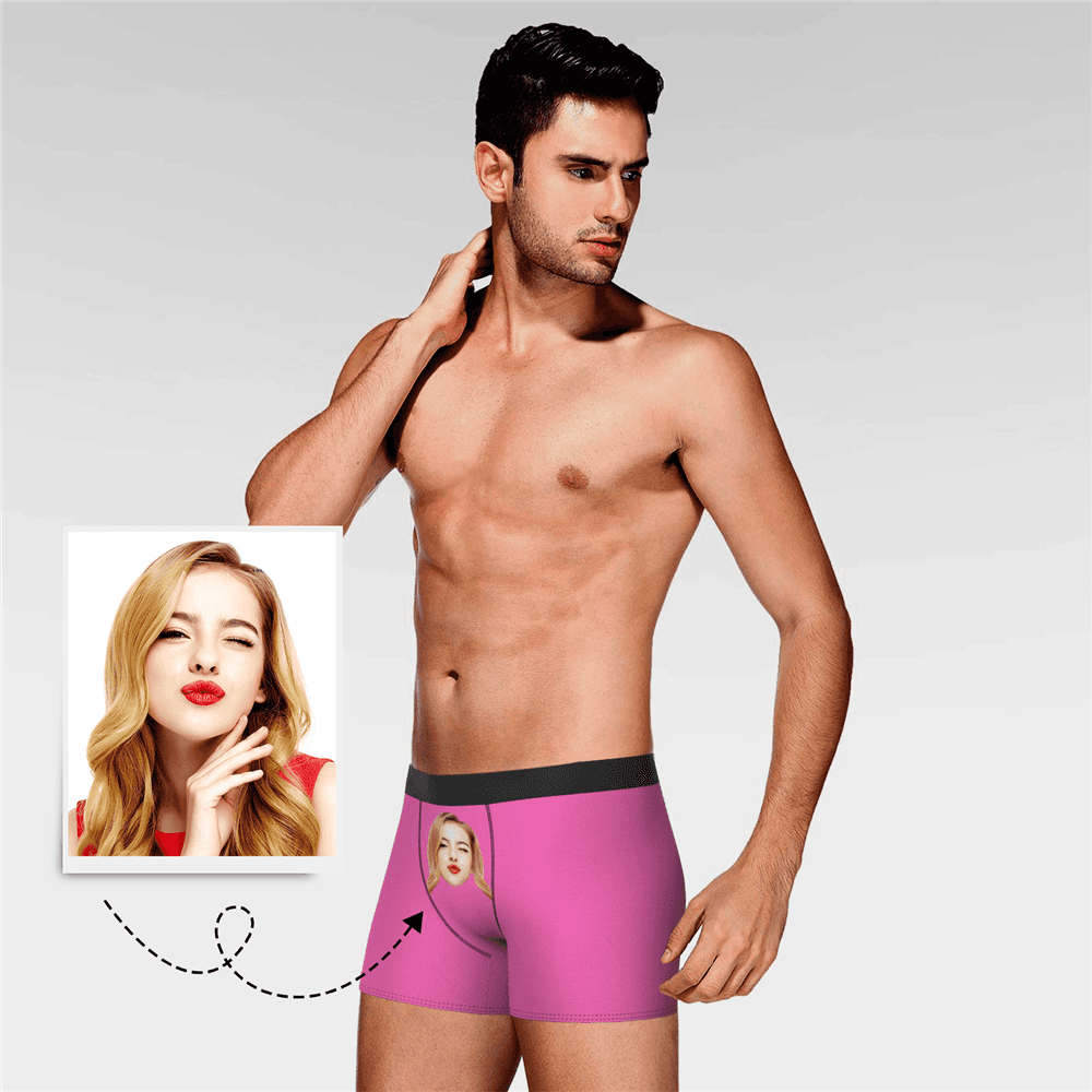 Custom Men's Face Colorful Boxer Shorts - Choose Your Style - MyFaceBoxerAU