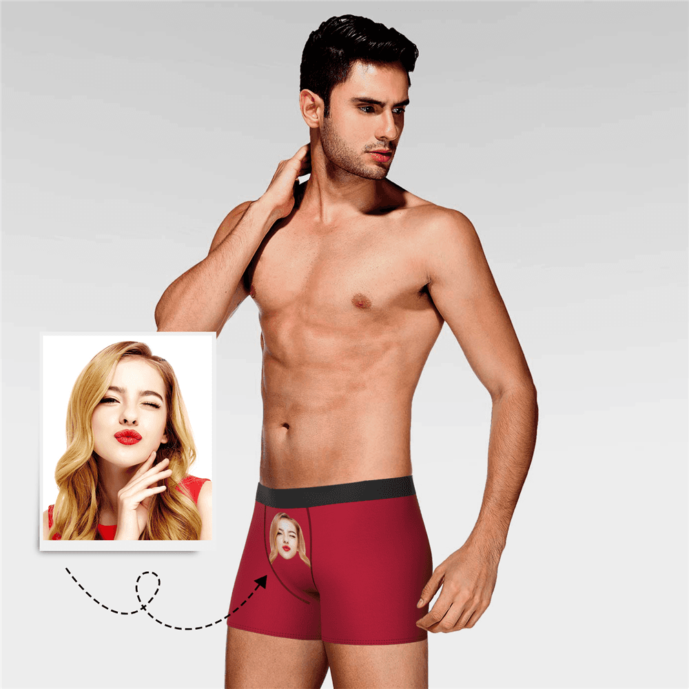 Custom Men's Face Colorful Boxer Shorts - Choose Your Style - MyFaceBoxerAU