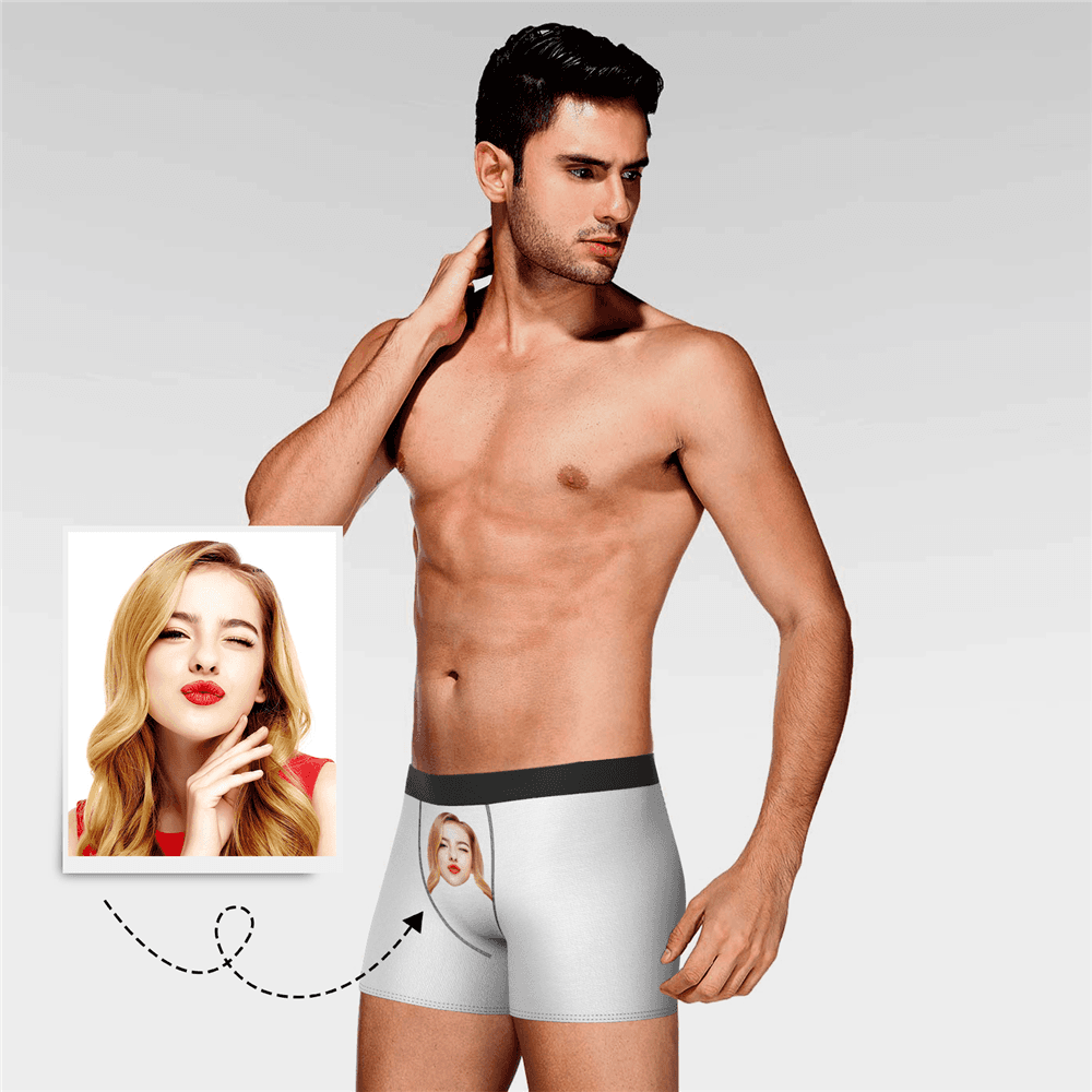 Custom Men's Face Colorful Boxer Shorts - Choose Your Style - MyFaceBoxerAU