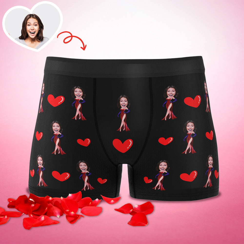 Gifts for Him Custom Boxer Custom Face Boxer Personalised MiniMe Boxer Custom Boxer Briefs Customized Sexy Girl Boxer - MyFaceBoxerAU