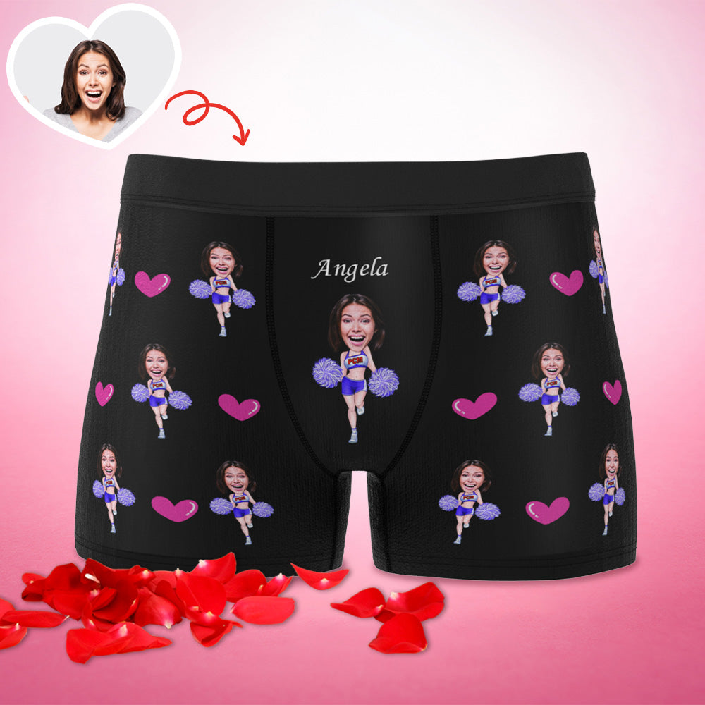 Custom Boxer Briefs Custom Boxer Customized Cheerleading Boxer Custom Face Boxer Personalised MiniMe Boxer - MyFaceBoxerAU