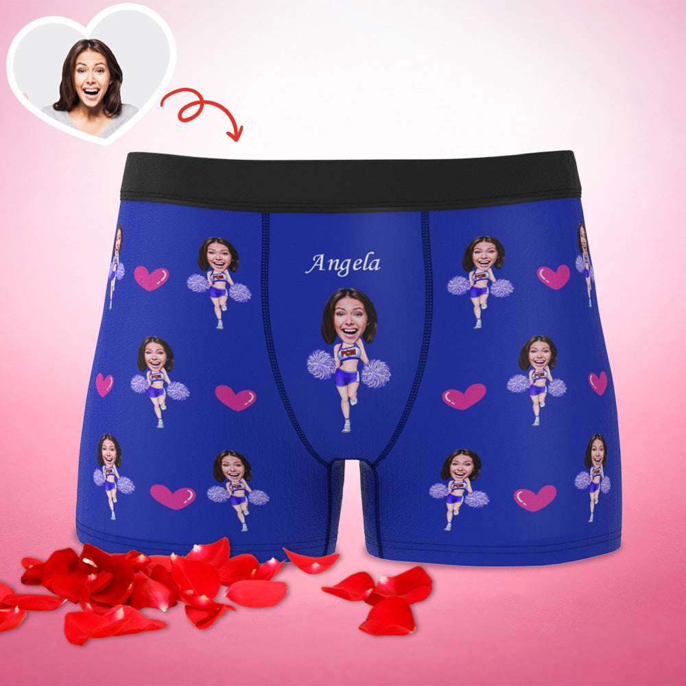 Custom Boxer Briefs Custom Boxer Customized Cheerleading Boxer Custom Face Boxer Personalised MiniMe Boxer - MyFaceBoxerAU