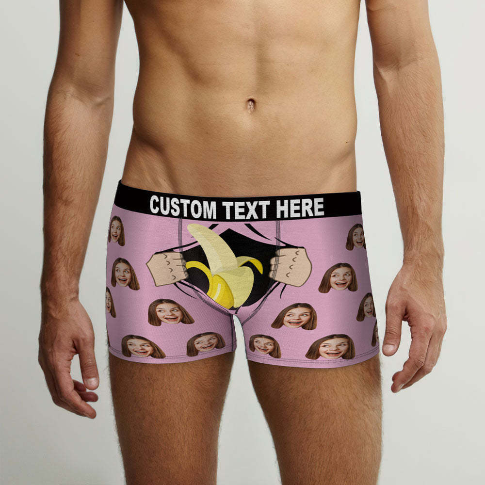 Custom Face Boxer Briefs Have a Taste Personalised Naughty Valentine's Day Gift for Him - MyFaceBoxerAU