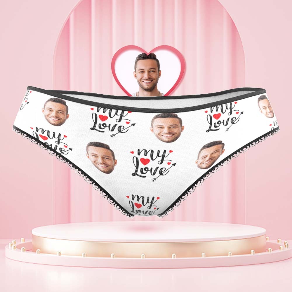 Custom Face Women's Panties To My Love Gift for Her - MyFaceBoxerAU