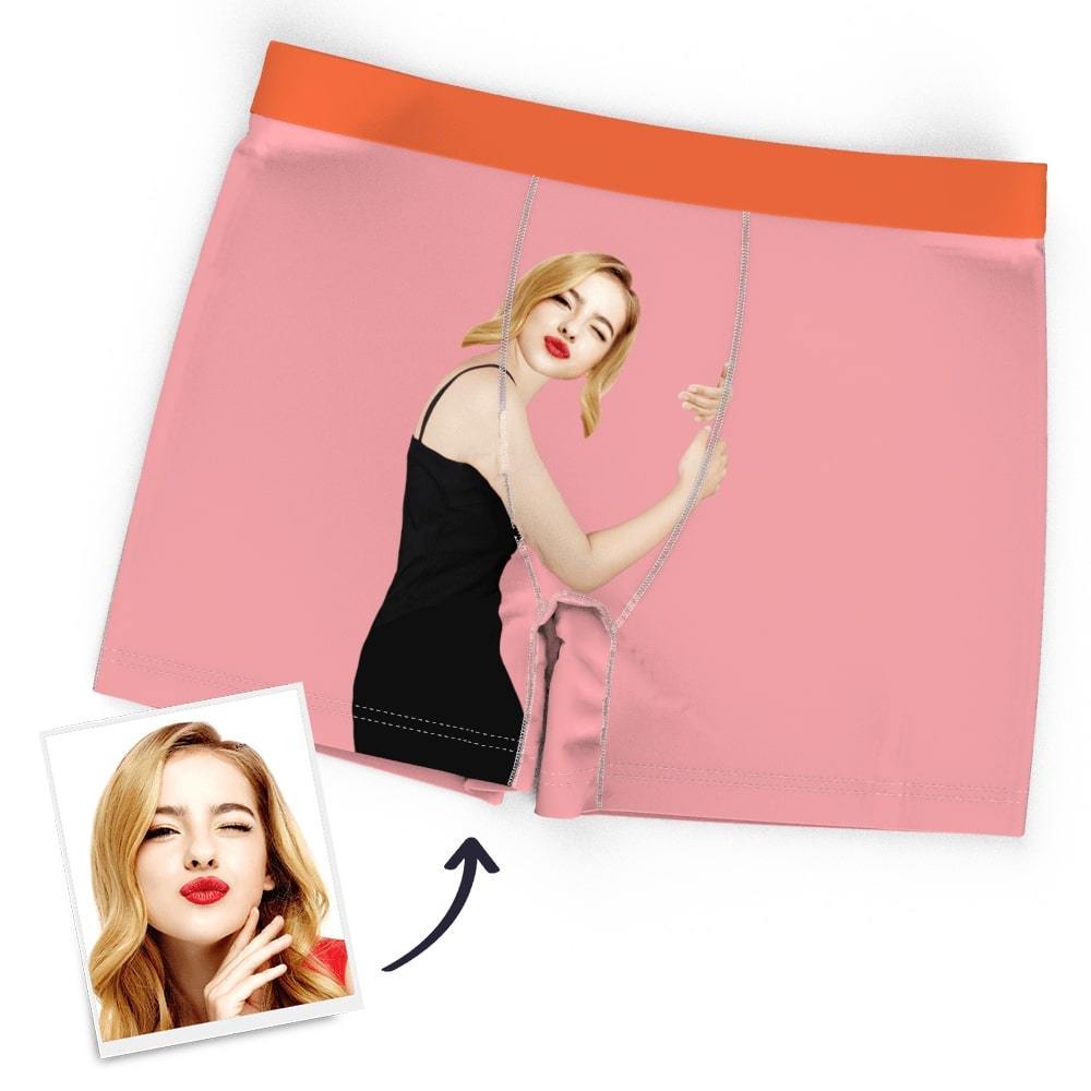 Custom Face On Hug Body Boxer Shorts Personalised Underwear - MyFaceBoxerAU