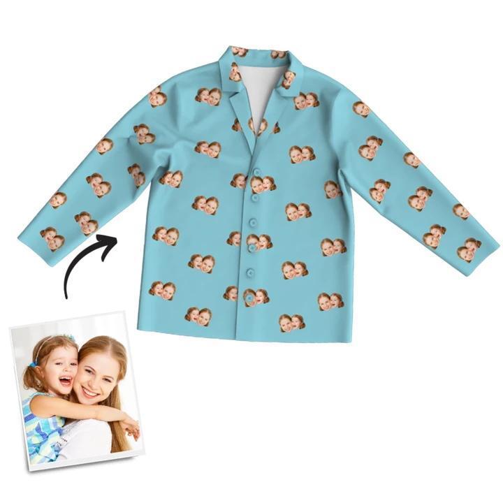 Custom Face Multi Color Pyjamas - Mother's Day Gift