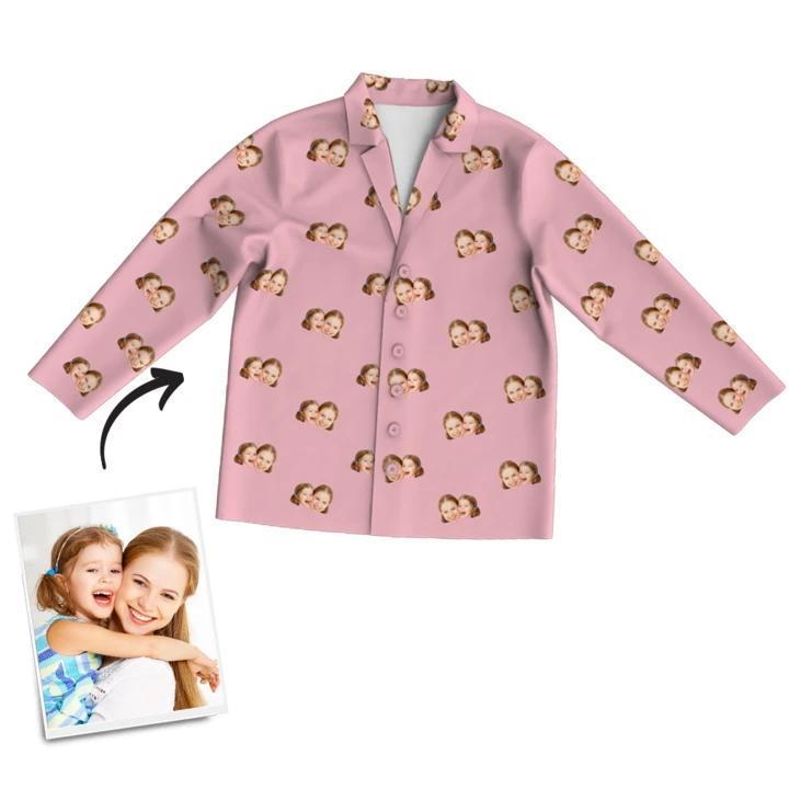 Custom Face Multi Color Pyjamas - Mother's Day Gift