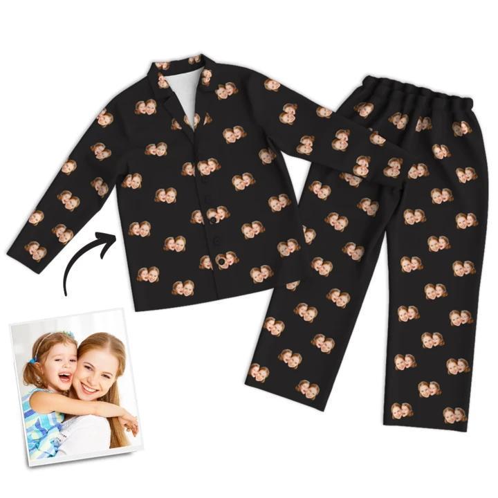 Custom Face Multi Color Pyjamas - Mother's Day Gift