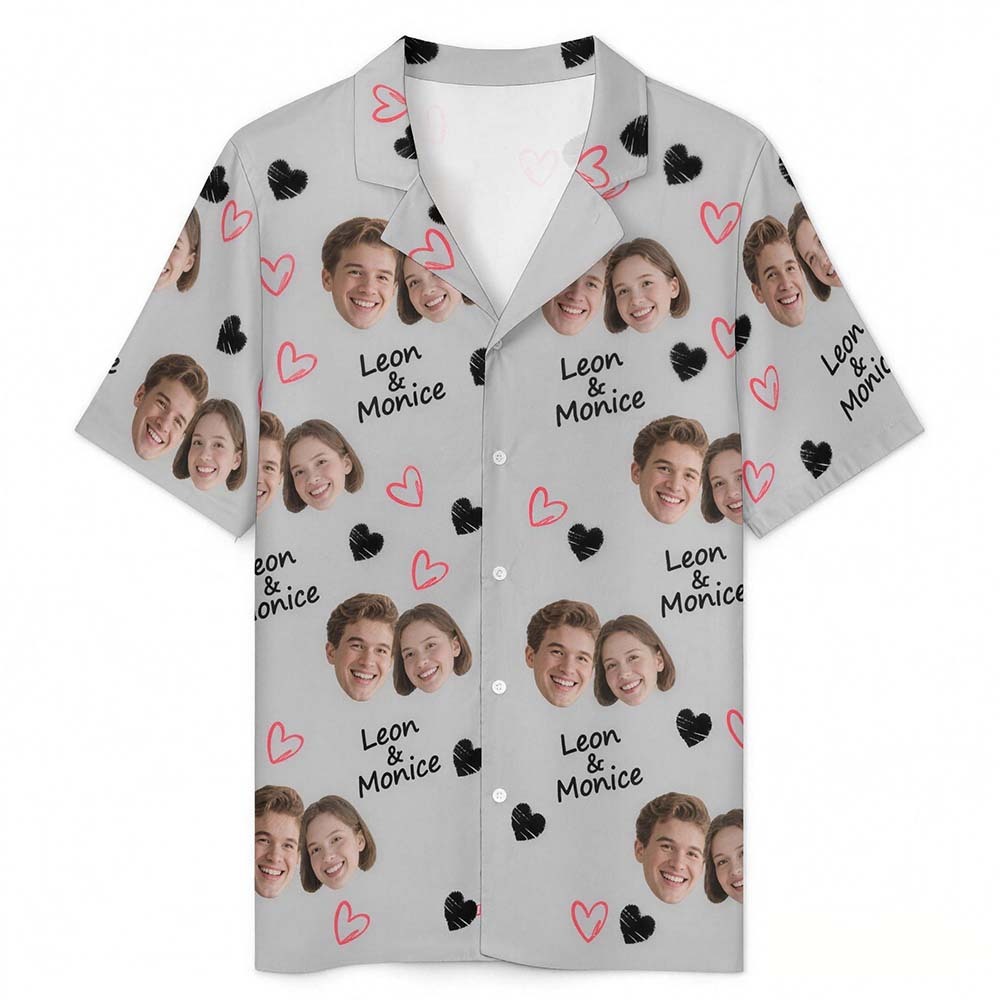 Custom Short Pajamas with Face and Name,Customized Pajama Set For Men/Women,Personalised Short Sleeve Family Pajama Set,Birthday/Party Gifts - MyfaceboxerAU