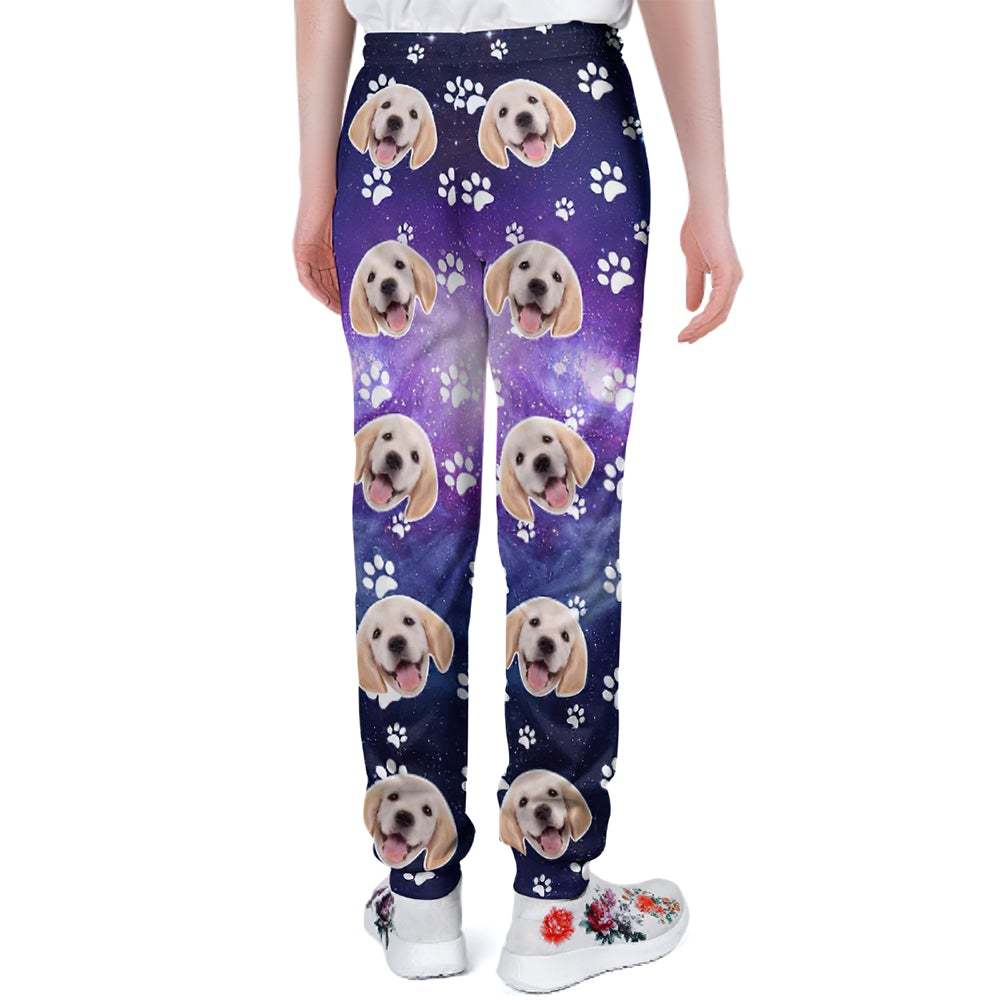 Custom Dog Face Sweatpants Unisex Joggers Universe Style - MyFaceBoxerAU