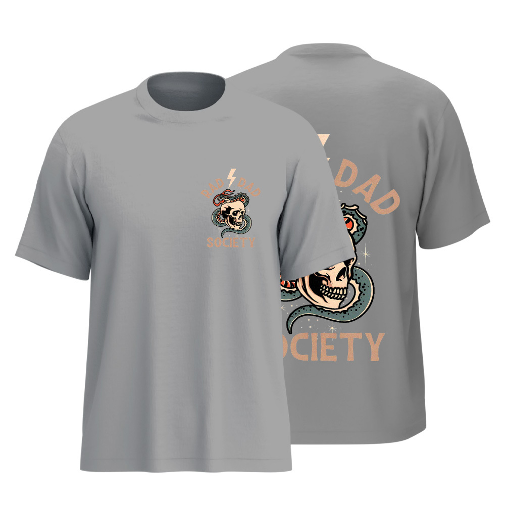 Rad Dad Society T-Shirt, Cool Dad Club, Dad Life Tee, First Fathers Day Present, Dad of Girls, Papa Of Boys, Gift For Husband, Daddy T-shirt