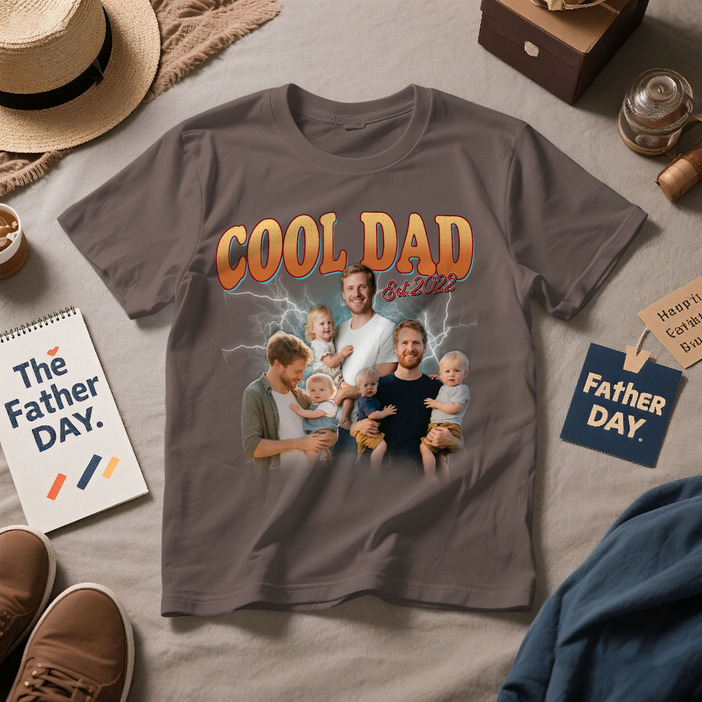 Custom Bootleg Dad Shirt Personalized Best Dad Ever Shirt Cool Dad Shirt Gift Fathers Day Gift
