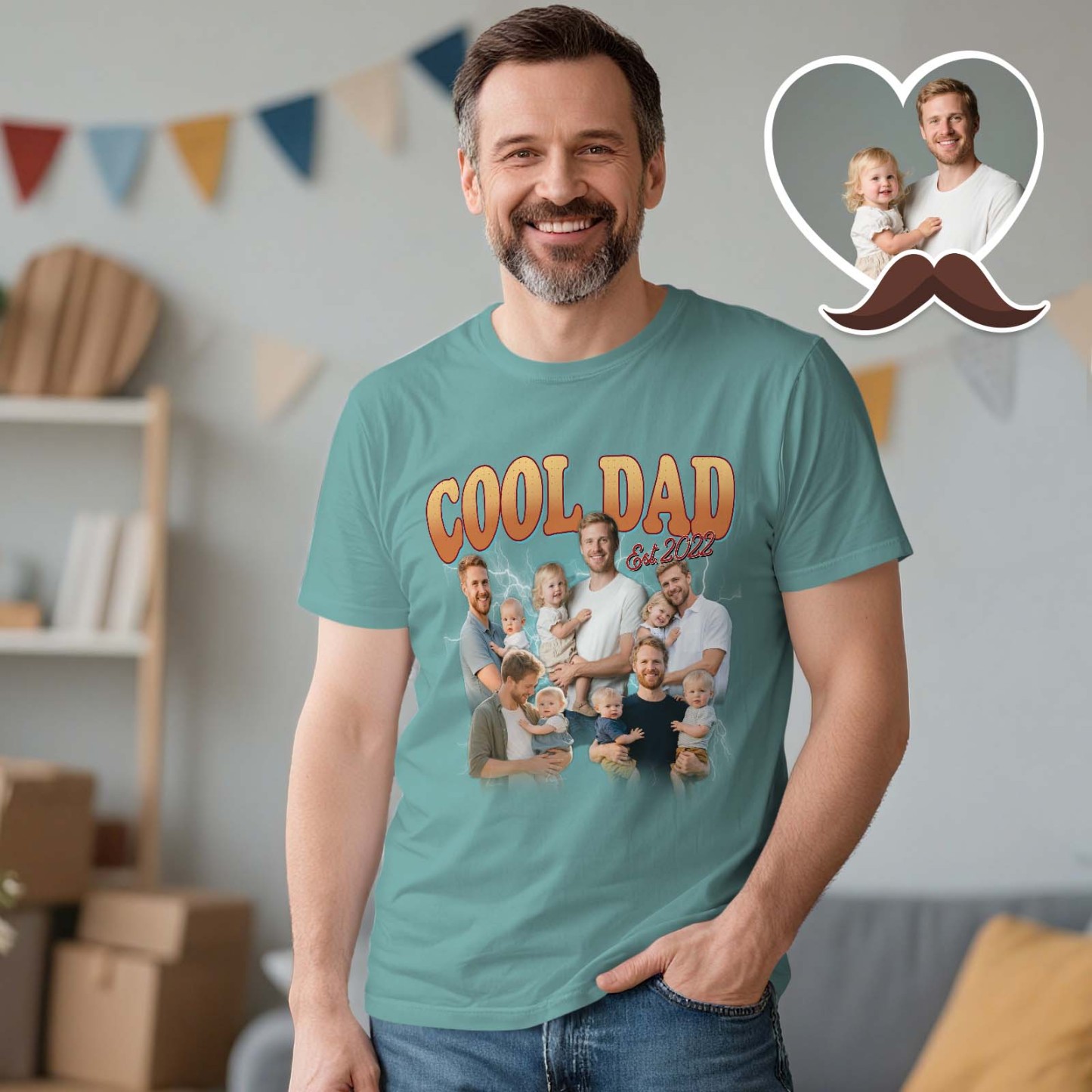 Custom Bootleg Dad Shirt Personalized Best Dad Ever Shirt Cool Dad Shirt Gift Fathers Day Gift