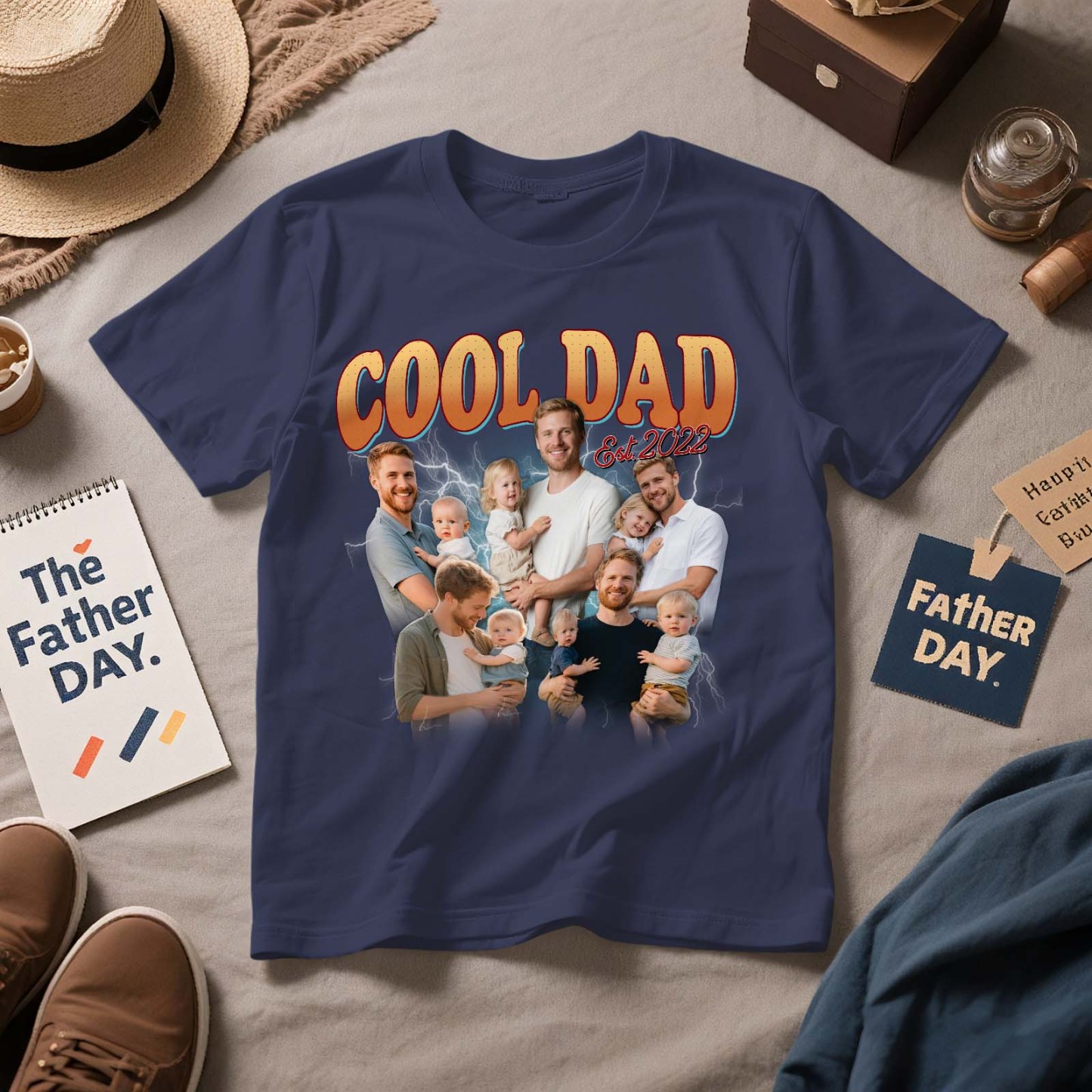 Custom Bootleg Dad Shirt Personalized Best Dad Ever Shirt Cool Dad Shirt Gift Fathers Day Gift