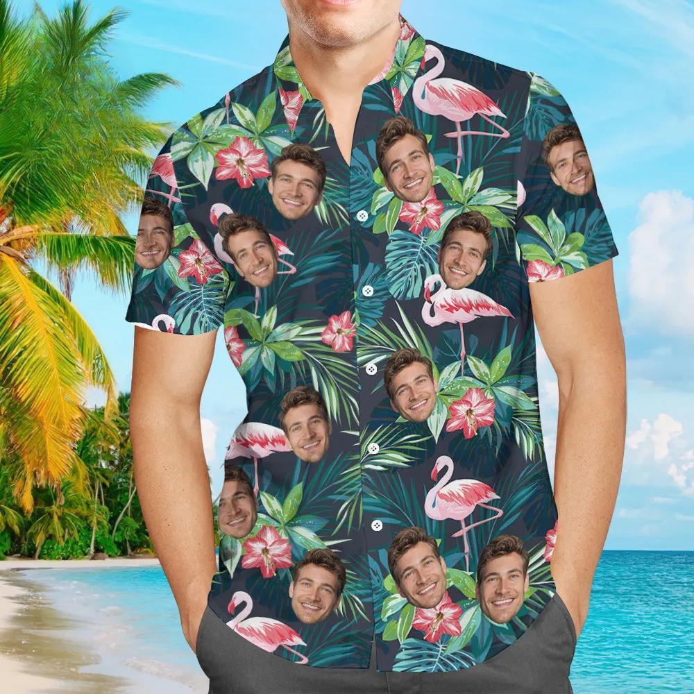 Custom Photo Shirt Hawaiian Shirt Warm Family