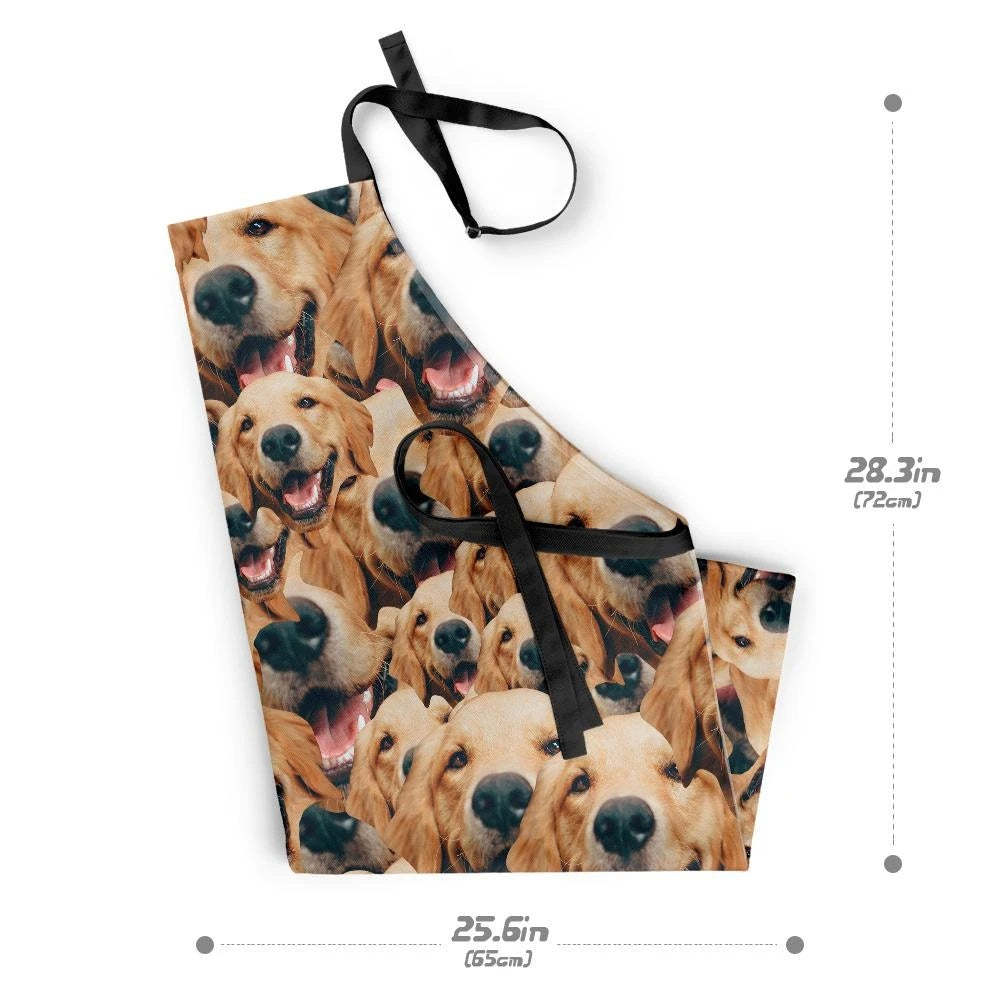 Custom All Over Printed Apron Mash Face - Best Mother's Day Gift - MyFaceBoxer