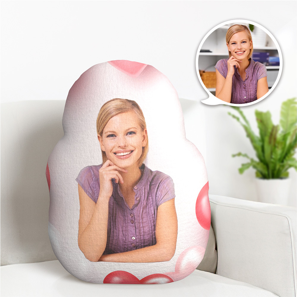 Personalized Photo Shaped Pillow Multiple Designs Memorial Photo Gifts Mother's Day Gifts - MyFaceBoxer