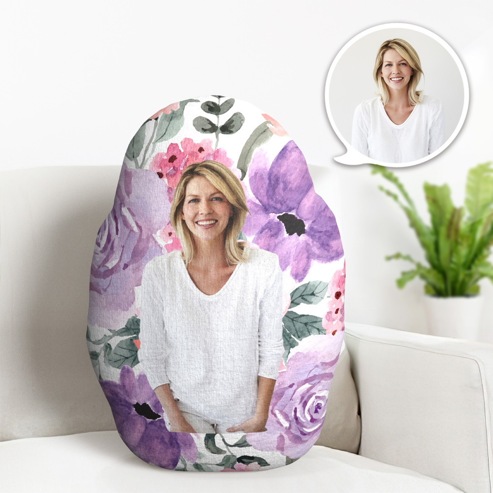 Personalized Photo Shaped Pillow Multiple Designs Memorial Photo Gifts Mother's Day Gifts - MyFaceBoxer