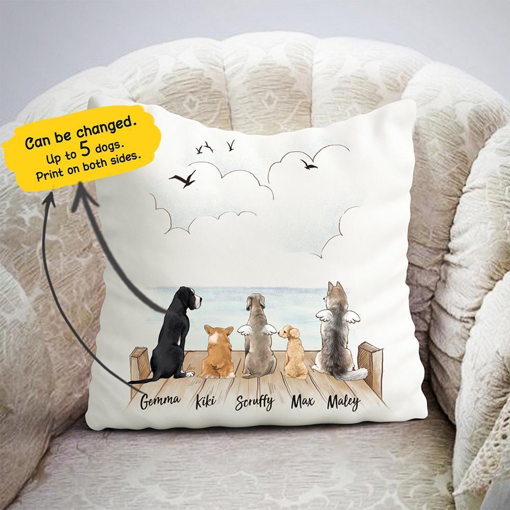 Personalized Dog Zippered Pillow Case 16"X16"(Print On Both Sides) - MyFaceBoxerAU