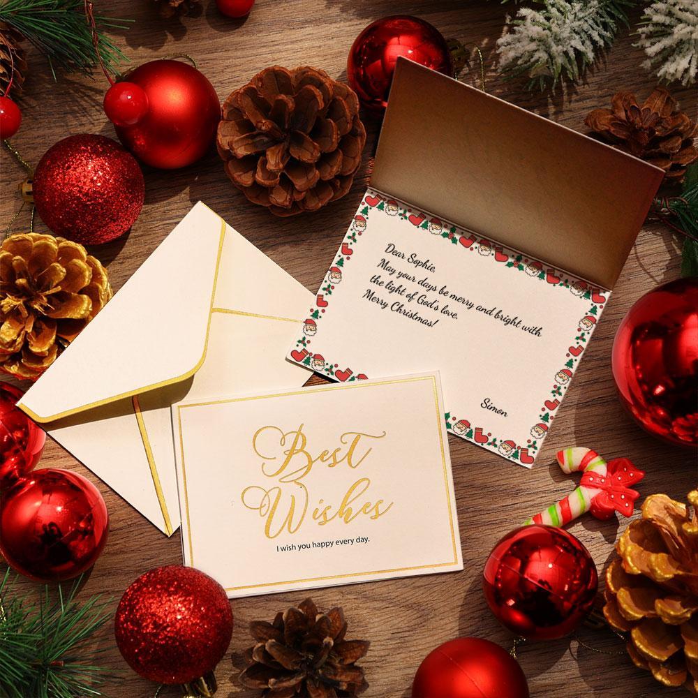 Custom Text Wishes Greeting Card | Personalized Message Card - MyFaceBoxerAU