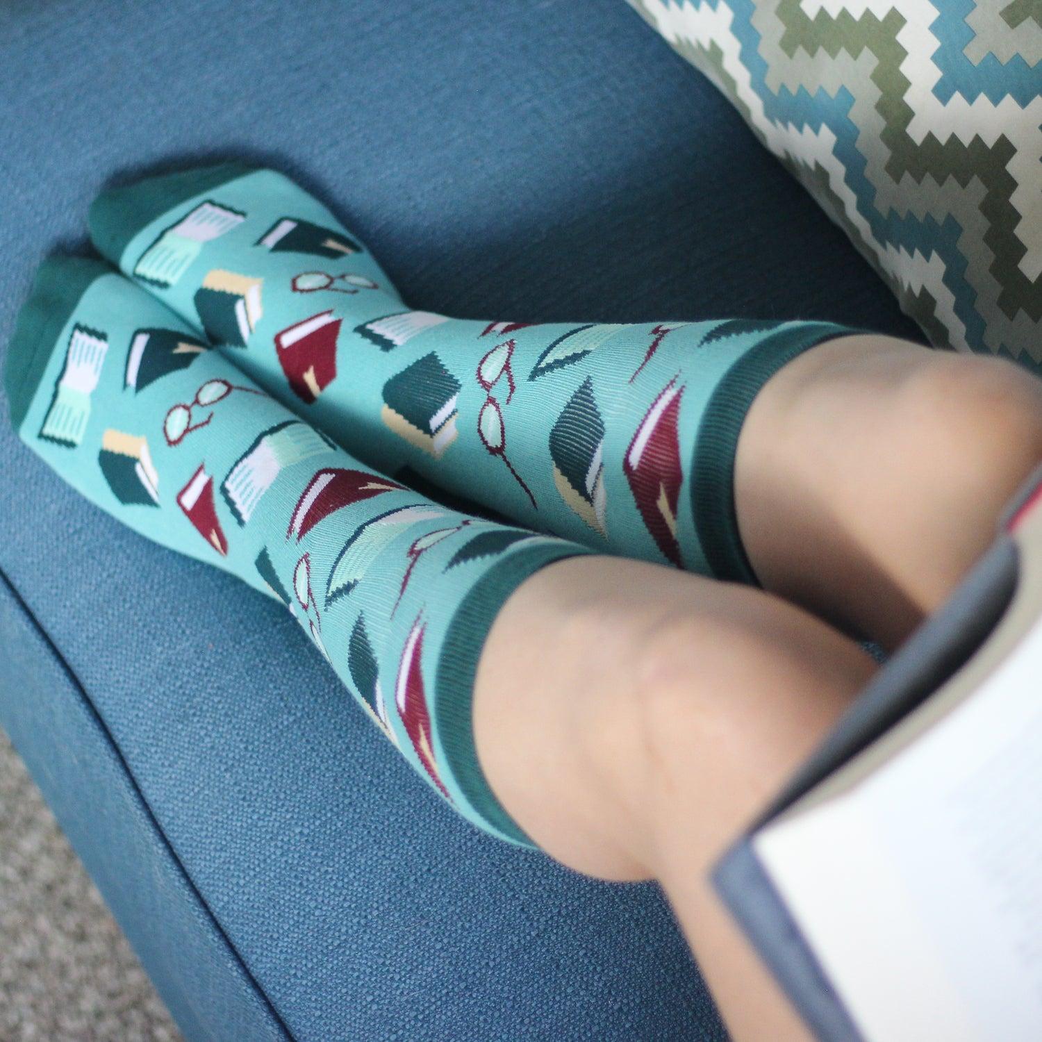 Do Not Disturb I'm Reading Socks