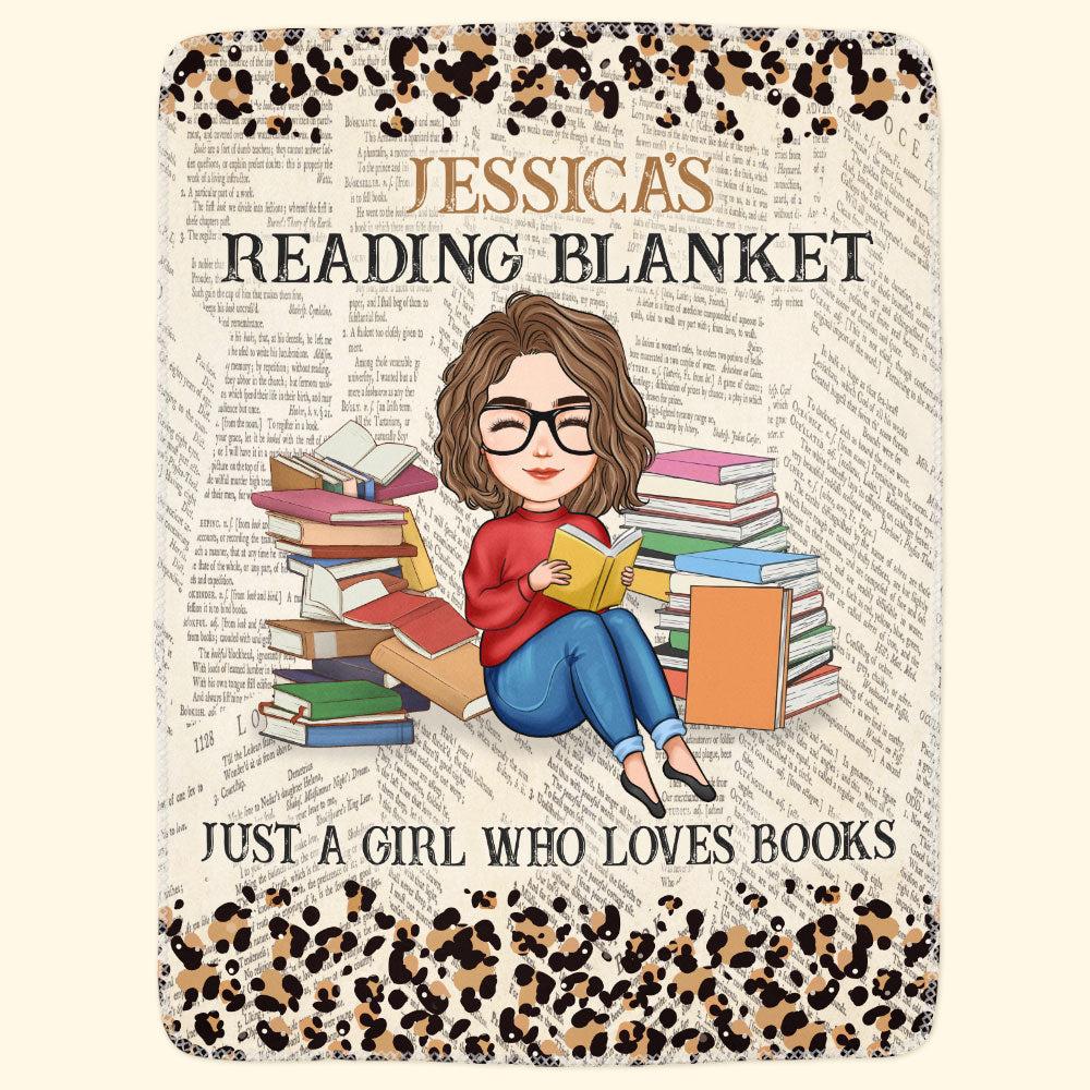 Reading Blanket - Personalized Fleece Blanket