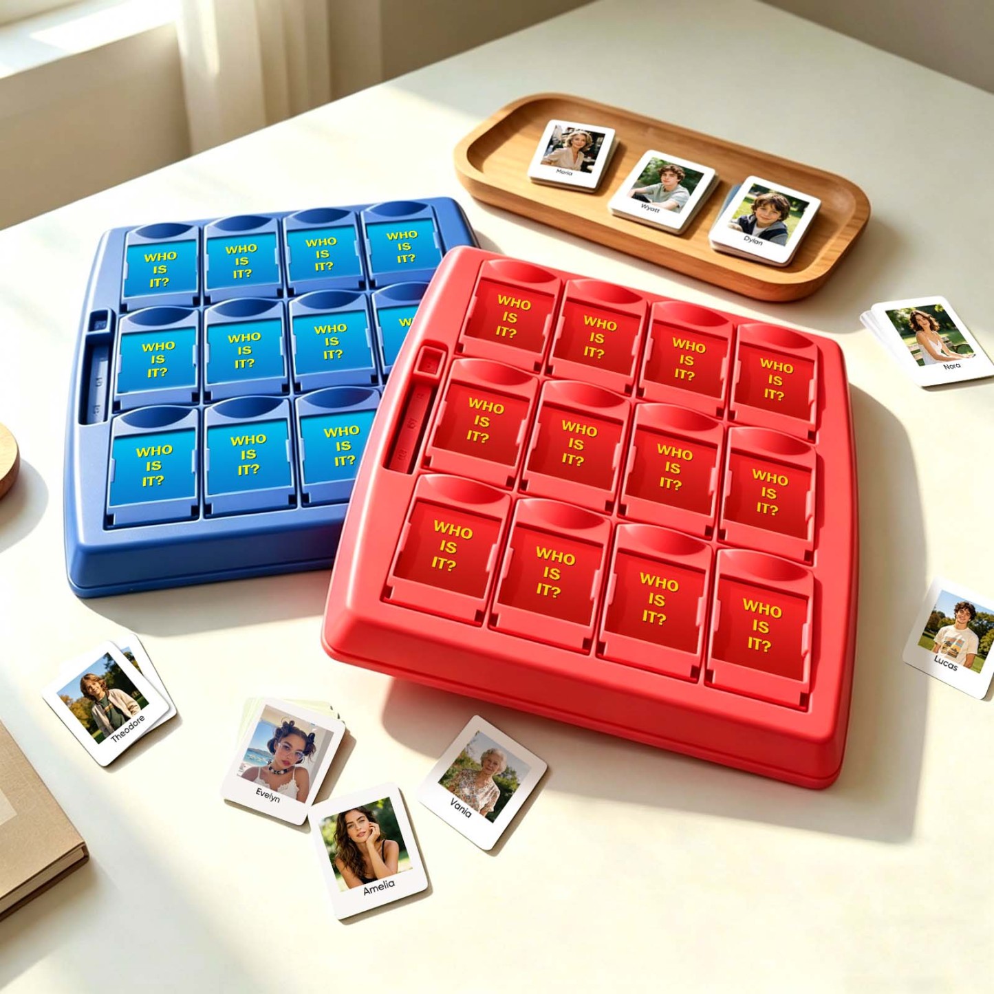 Custom Guess Who Game: Personalised Family Fun Game Gift for Her