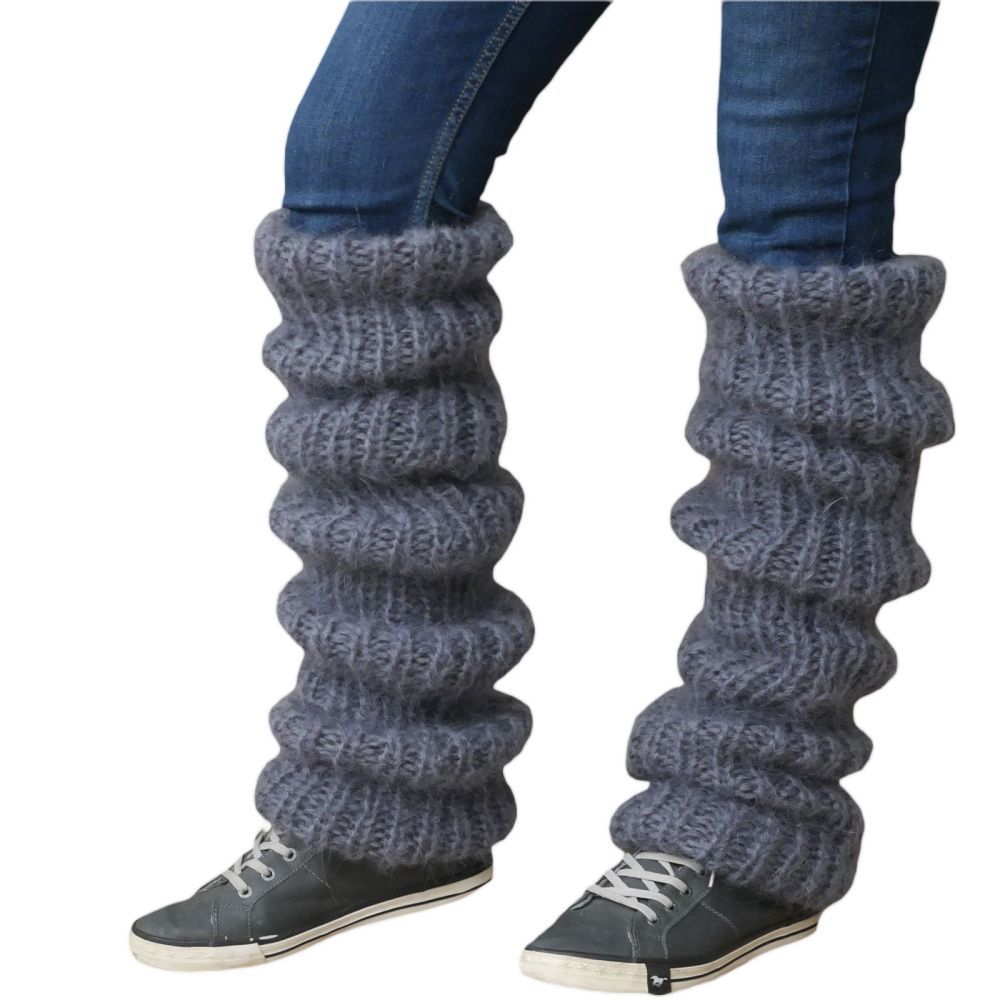 Knitted Over The Knee Socks Women Winter Leg Warmers Long Tube Pile Socks - MyFaceBoxerAU