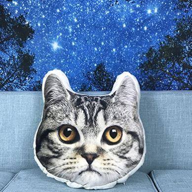 Custom Cat Photo Face Pillow 3D Portrait Pillow - MyFaceBoxerAU
