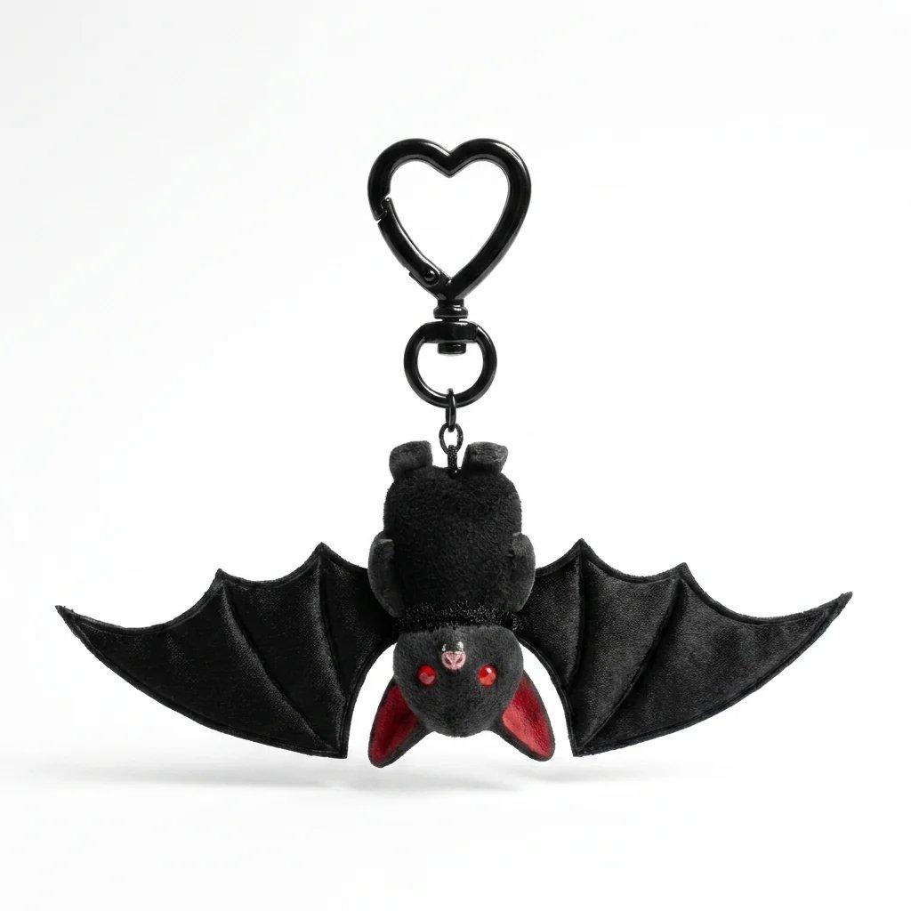 Cute Black Bat Baby Keychain - MyfaceboxerAU