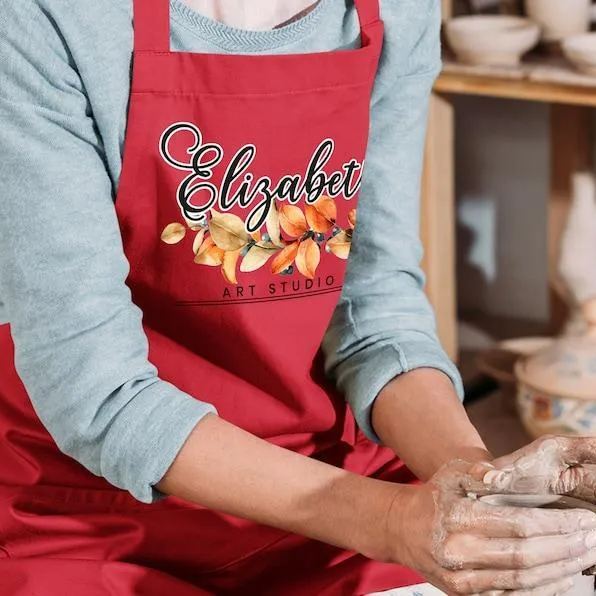 Personalized Apron for Women Gifts, Custom Family Apron Cooking Gift for Mothers Gifts, Customized Aprons for Kitchen Gifts for Mom Gifts - MyFaceBoxer