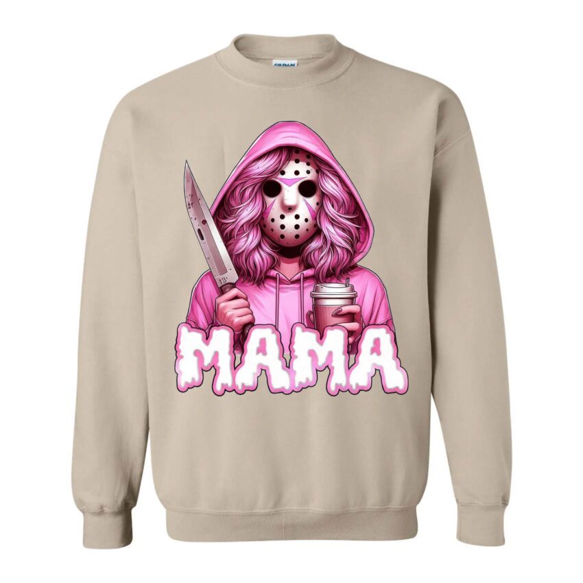 Spooky MaMa Horror Halloween Sweatshirt - MyfaceboxerAU