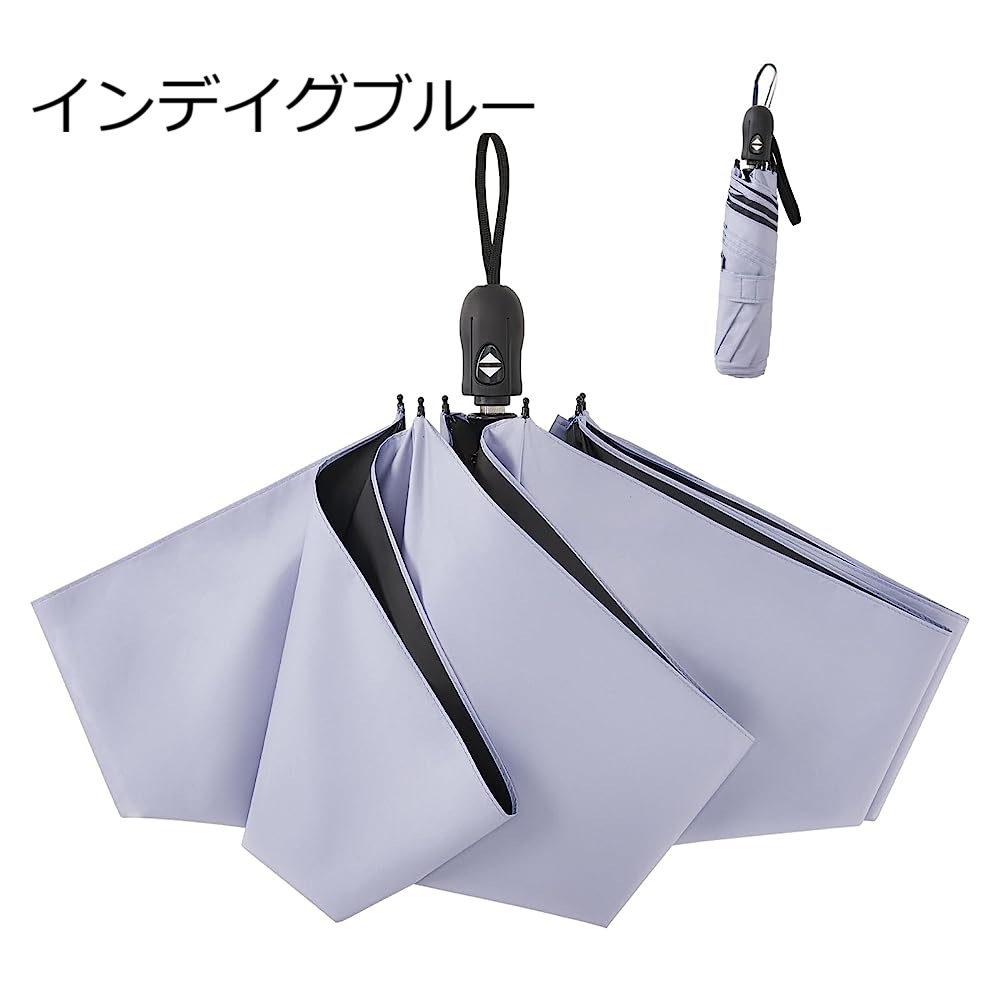 Ultra Lightweight 晴雨兼用傘 超軽量 189g UVカット率 100% 完全遮光 遮熱 ワンタッチ自動開閉 折りたたみ傘レーディス,たたみ やすい 傘,傘 軽量 レディース