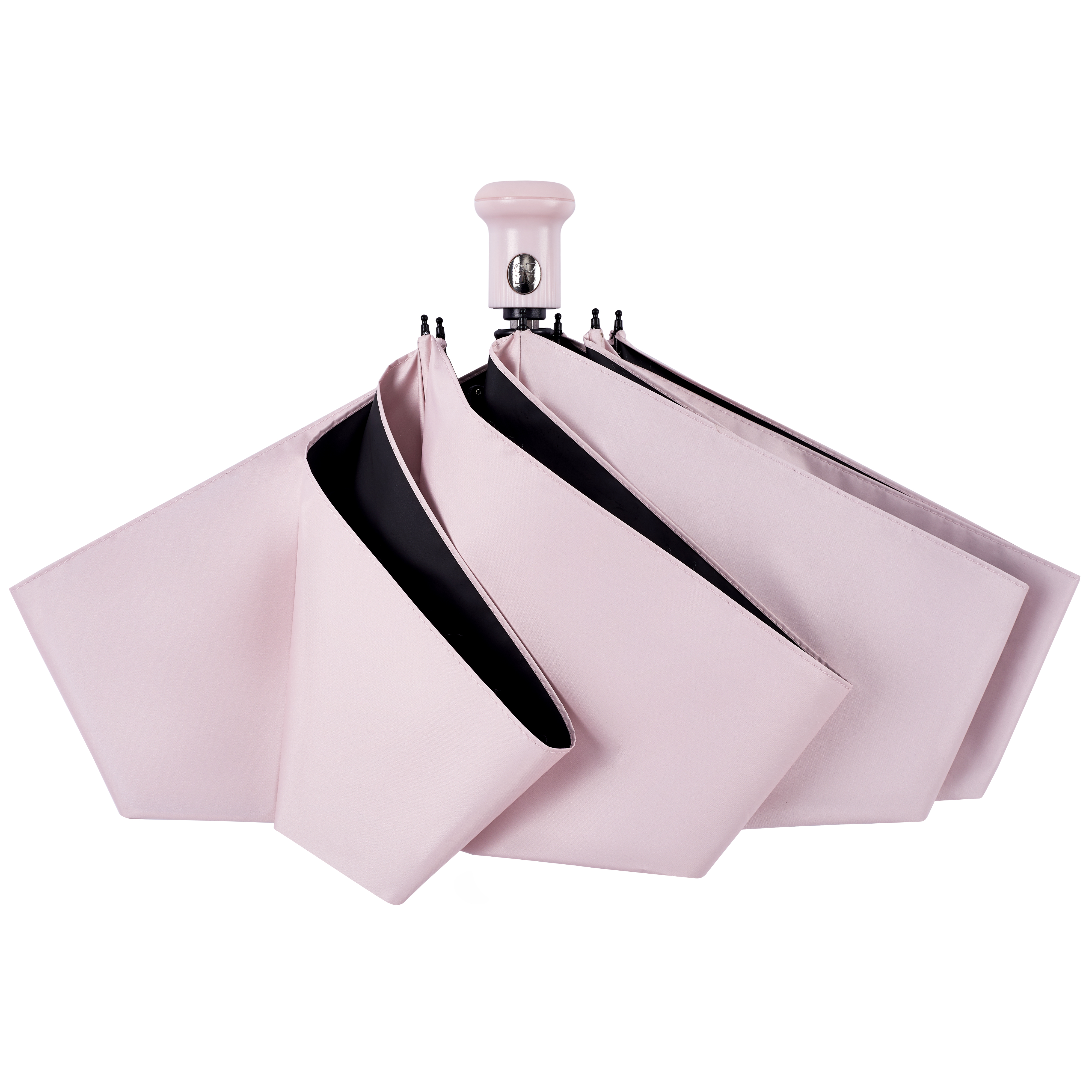 【新品未使用】UVION 折りたたみ日傘 UVION ユビオン 日傘 折りたたみ 遮光 遮熱 大判 60cm シルバー