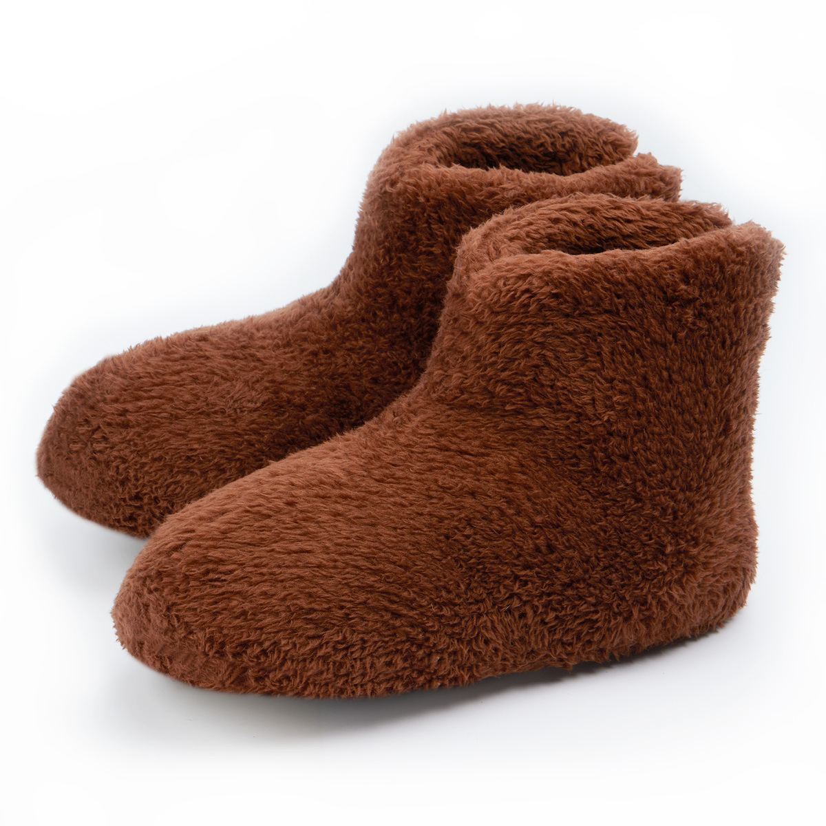 Adukor ふわふわブーツスリッパ 男女兼用 ルームシューズ マイクロファイバー素材で極上の暖かさ 洗濯機で丸洗いOK 抗菌防臭・静電気防止加工 プレゼントにも最適