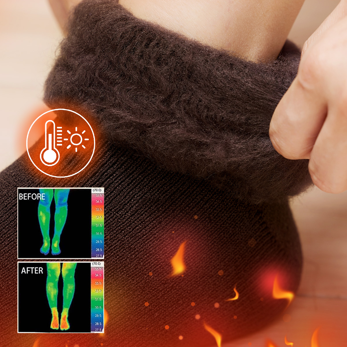 靴下 3足組 あったかルームソックス レディース メンズ 冬用 裏起毛 冷え対策 ゆったりゴム ふんわり コットン素材 ギフト対応