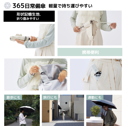 日傘 完全 遮光,UVカット100%,形状記憶,雨傘 兼用 日傘,傘 メンズ プレゼント-KONCIWA
